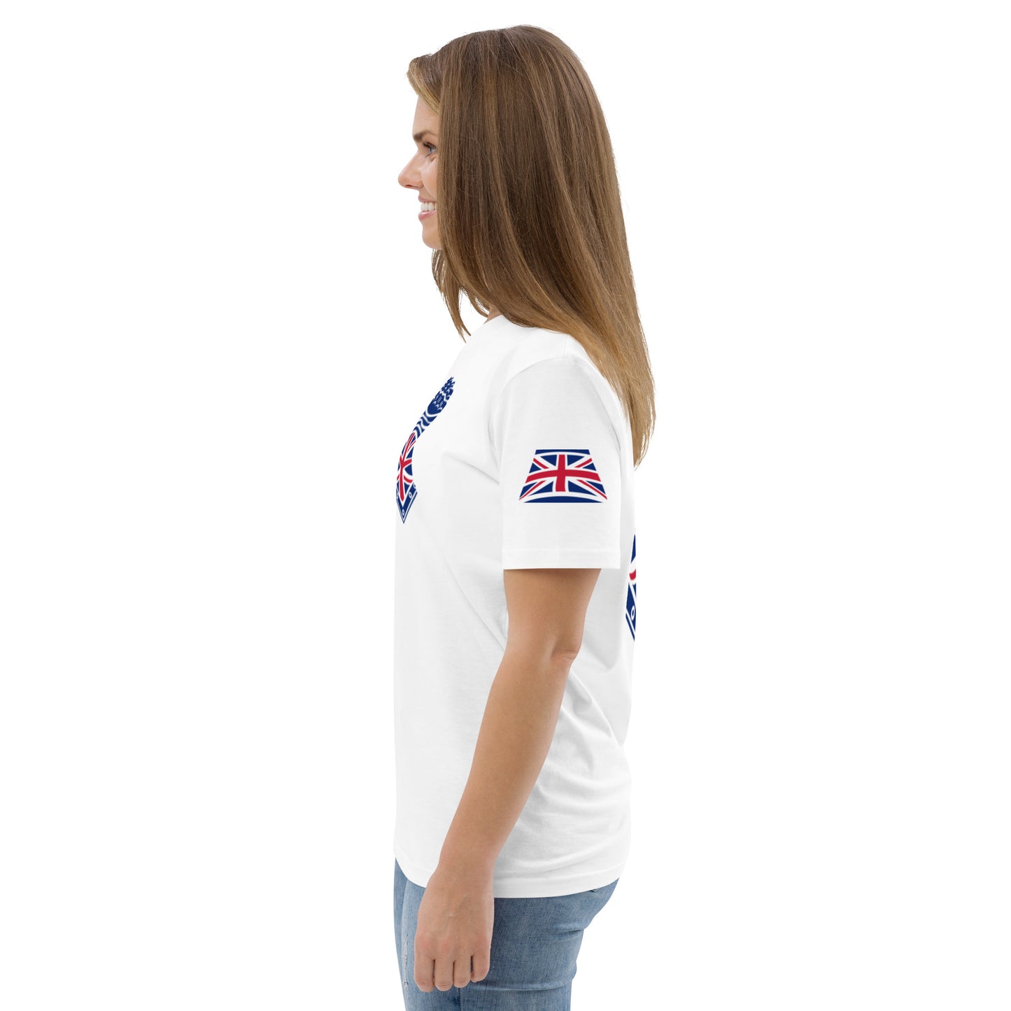 White and Union Jack Colours - Gauntlet Back