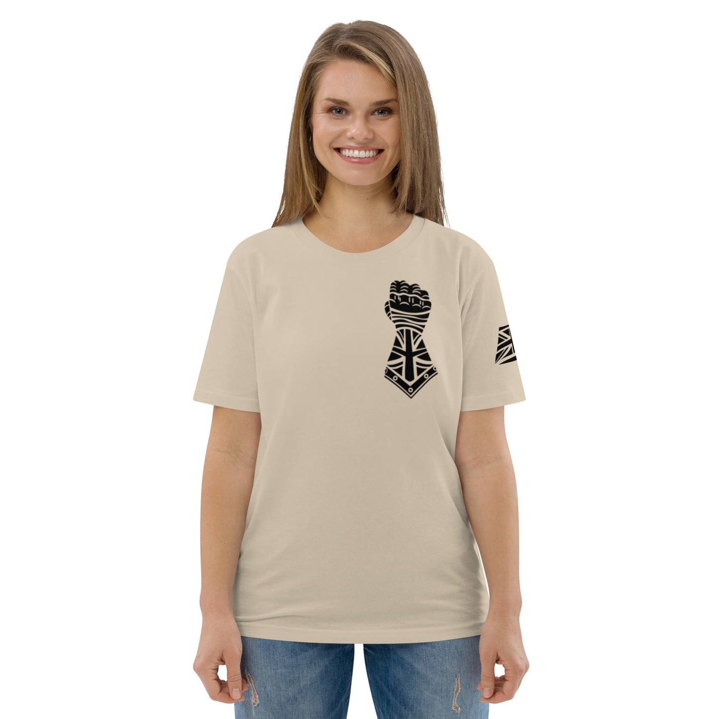 Beige and Black - Gauntlet Back