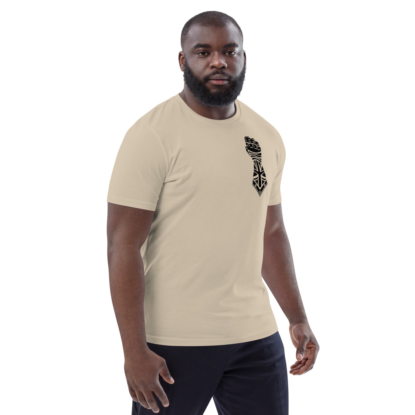 Beige and Black - Gauntlet Back