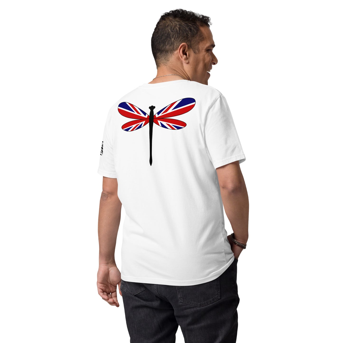 White and Black - Dragonfly Back Union Jack