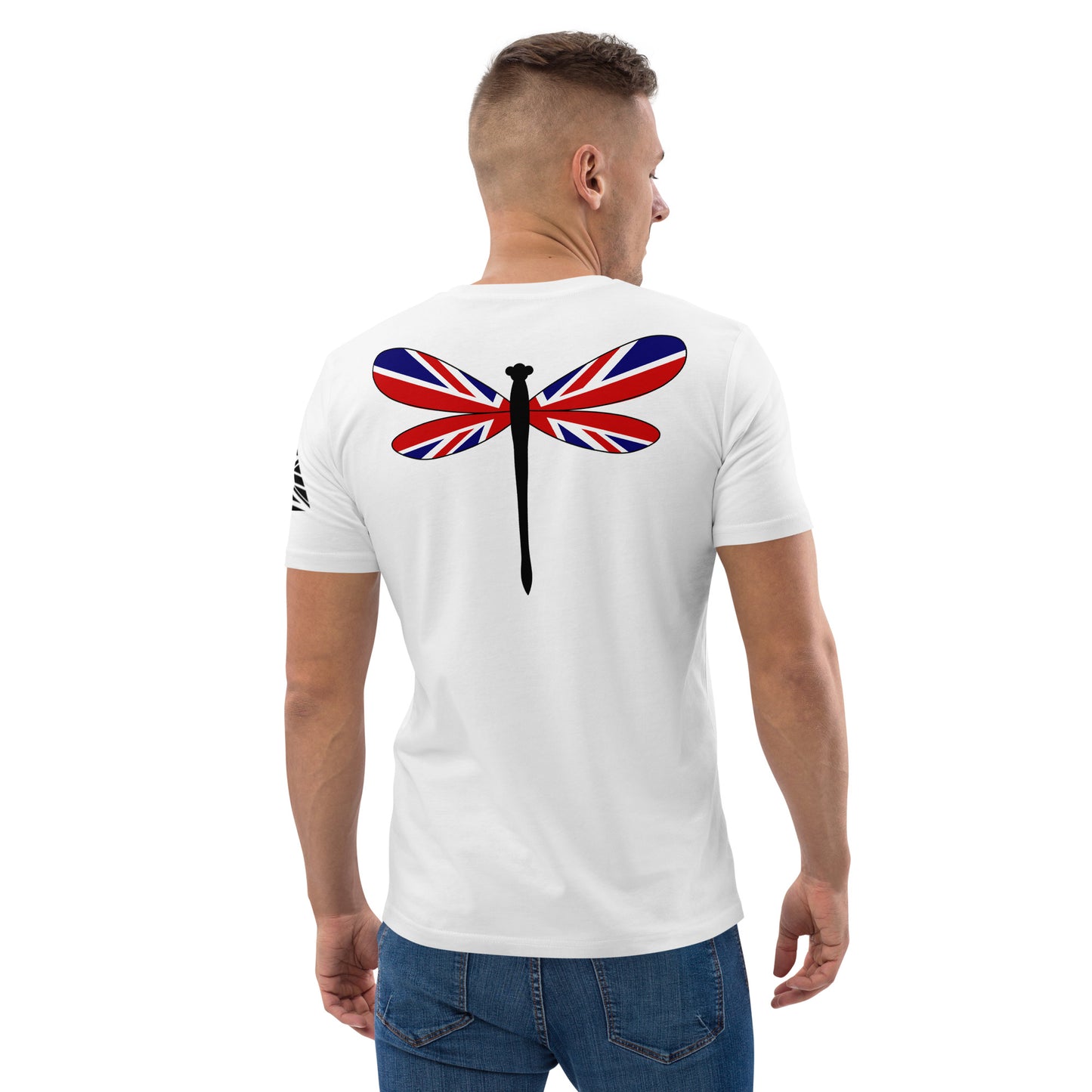White and Black - Dragonfly Back Union Jack