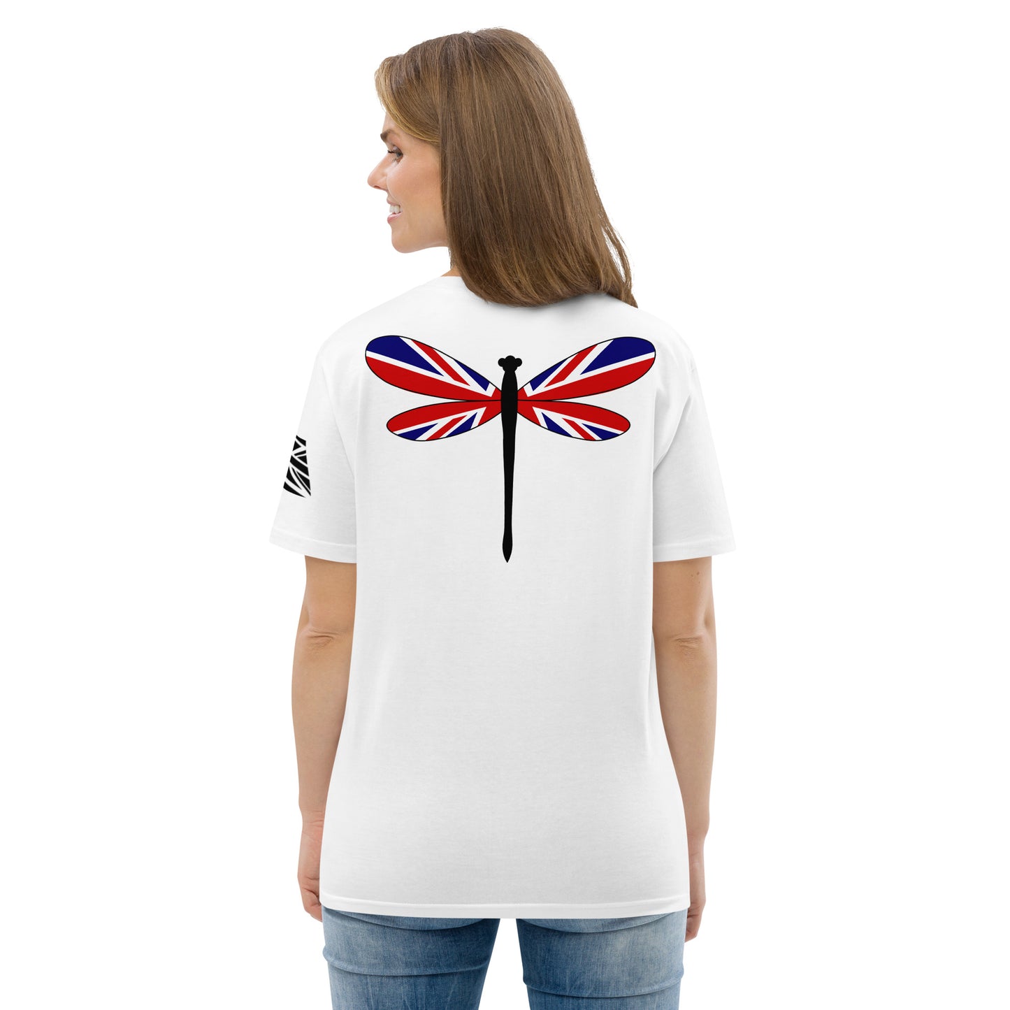 White and Black - Dragonfly Back Union Jack