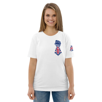 White and Union Jack Colours - Gauntlet Back