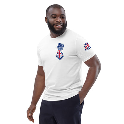 White and Union Jack Colours - Gauntlet Back